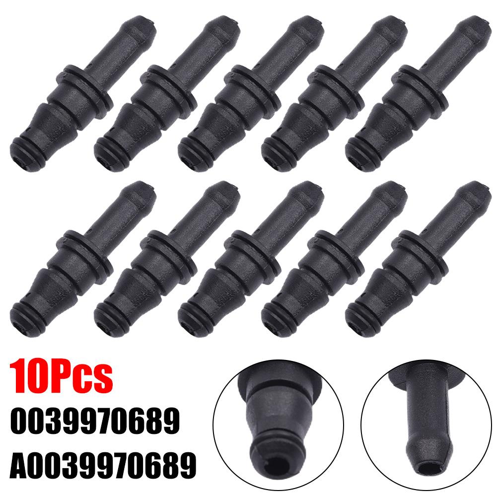 Car Accessories Hose Connector Car ABS Black 0039970689 For Mercedes C230 02-05 Hose Connector For MERCEDES 10pcs/set