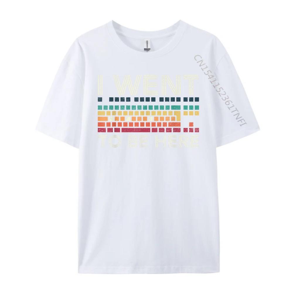 Lustiges PC-Gamer Ich war AFK, um hier zu sein Weg von der Tastatur Rot und Schwarz Grafik T-Shirt für Erwachsene Frühling Herrenbekleidung Angebote