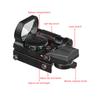 Red Dot Sight De Qd Sight 11/20mm Dovetail Sight Reflecting Optical Sight for Hunting
