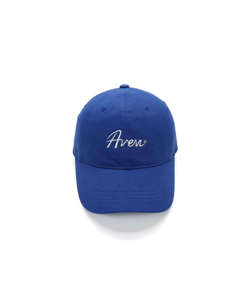 AVEN Cursive Embroidered Ball Cap Blue