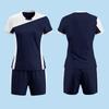 Women's & Men's Volleyball Team Uniform Set - Short-Sleeved, Professional Training Suit with Printed Numbers