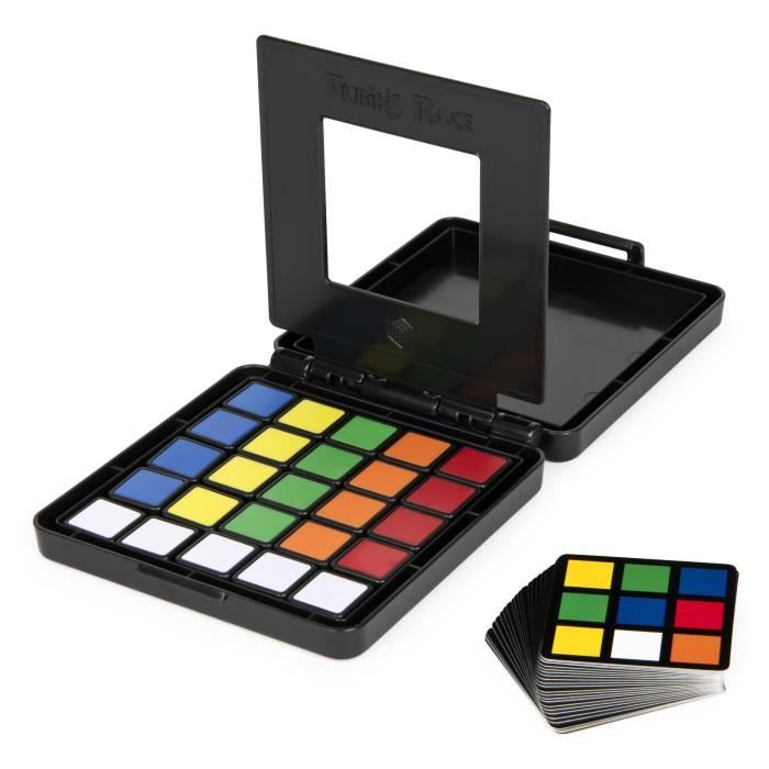 Casse Tête Coloré Rubik's Race - Rubik's Race Version Voyage - Classique 3x3 - 2 Joueurs - 7 ans et +