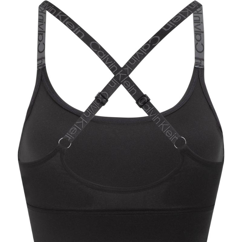Calvin Klein Fashion Sports Cross Strap Logo Bralette Women underwear QP2812O-UB1