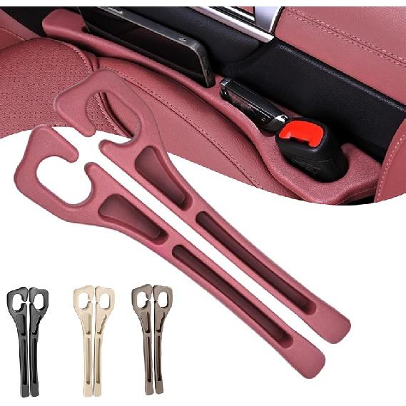 2PCS Car Seat Gap Filler Organizer, No Drop Seat Guard, Automotive Trays & Bags, Drop Seat Gap Fillers Between Seat And Console Stop Things From