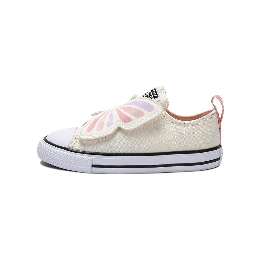 Converse Comfortable Casual Versatile Low-Top Walking Shoes Baby Shoes Off-White A08831C