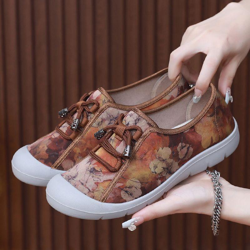 Fashion Spring Autumn Retro Slip On Casual Women's Shoes High Quality Comfortable and Elegant New Arrival 2025 Stylish Ladies Footwear