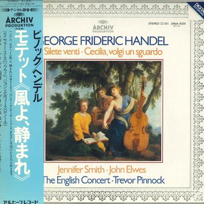 LP Plaat TREVOR PINNOCK, ENGLISH CONCERT - Handel: Motet Sileti Venti, Cecilia 28MA0029 ARCHIV Japan Obi Klassiek Gebruikt