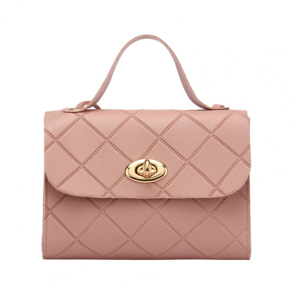 Trendy Diamd Pattern Crossbody Bag Square Shoulder Bag Casual Age Leisure Diamd Pattern Versatile Small Bag