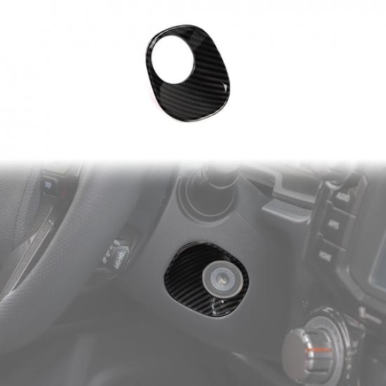 Carbon Fiber Interior Ignition Switch Lock Trim Fit For 4runner 10+ Accessories