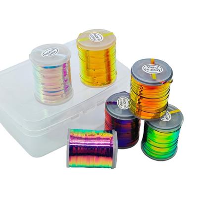 Flash Tinsel Thread for Fly Making Fly Fly Tying Wire Accessories Fishing Lure Making Supply Flash Line
