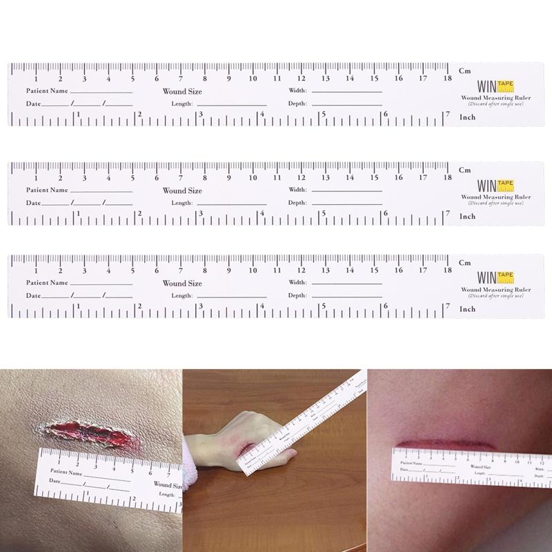 Paper Tape Measure Disposable Wound Measuring Ruler Educare Measuring Tape Wound Measurement Tool Me dical Measurement