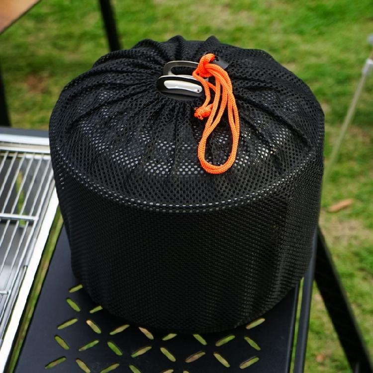 Aluminum Backpacking 4-7 Person Camping Pots with Lid, Light Weight Outdoor Cooking Pots Cookware for Hiking Picnics