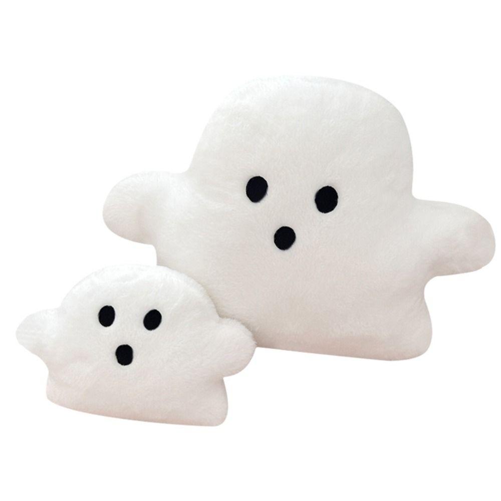 Kawaii Cushion Cotton Plush Toy Home Decor White Cloud Ghost Pillow  Halloween