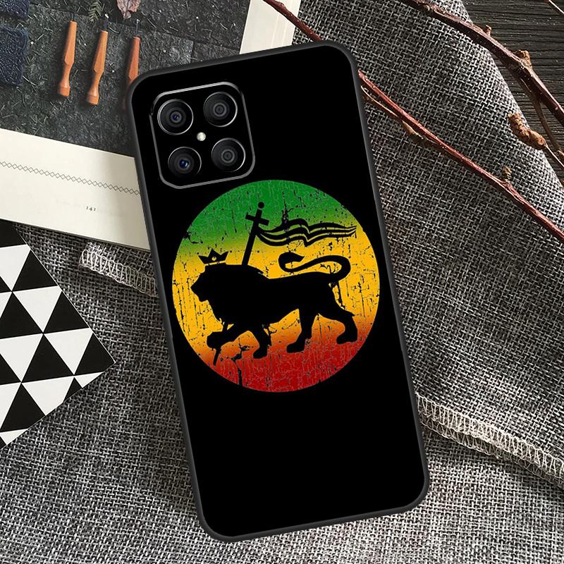 Rasta Lion Reggae Bob Marleys For Honor Magic 6 Pro Magic 5 Lite 50 70 90 Lite X6 X7 X8 X9 X6a X7a X8a X9a X8b X9b Case