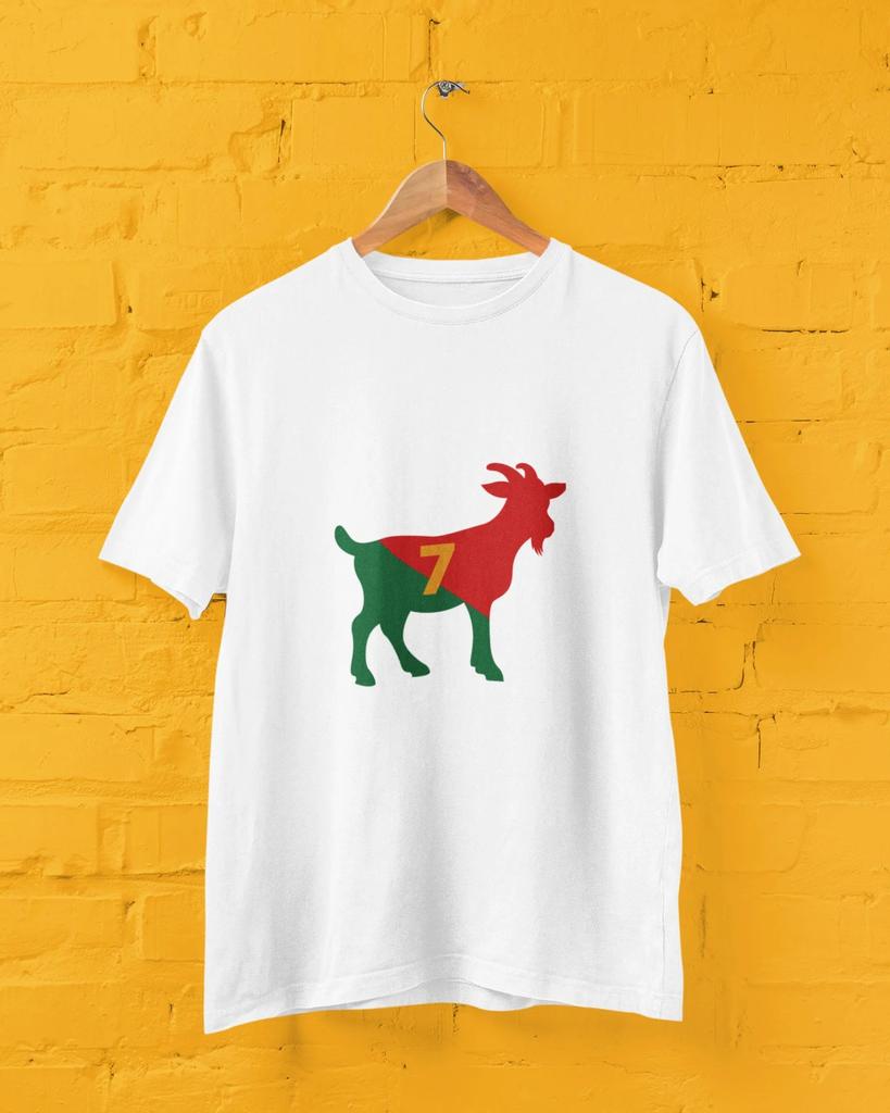 Men's Casual Wear Tee Portugal C Ronaldo CR7 Short Sleeved T-shirt Women Loose Large Size Tshirt Cotton No. 7 Riyadh Jersey Tops