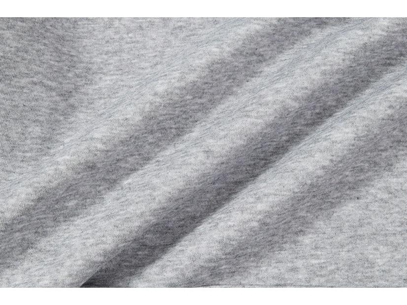 RDT Menswear | Grey Cleanfit American-Style Short Hoodie - 550g Solid Color Sweatshirt for Men