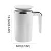 380ML Self Stirring Mug USB Rechargeable Automatic Mixing Cup Portable Magnetic Tea Cup  Coffee