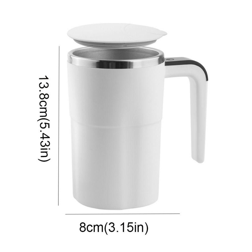 380ML Self Stirring Mug USB Rechargeable Automatic Mixing Cup Portable Magnetic Tea Cup Coffee