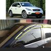 For INFINITI QX50 2010 2011 2012 2013 Car Body Styling Sticker Plastic Window Glass Wind Visor Rain/Sun Guard Vent Parts