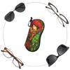 Custodia per Occhiali alla Moda Custodia Portatile per Occhiali da Sole Scatola per Occhiali Stampata Custodia Colorata in Pelle per Occhiali per Viaggio Tasca Uso Quotidiano