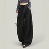 American Original Wide-Leg Denim Jeans for Women - Fall 2025: High-Waisted, Pear-Shaped, Slimming, Loose, Floor-Length Pants