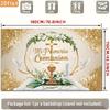 2D Mi Primera Comunion Celebration Background, Chalice & Dove Decor