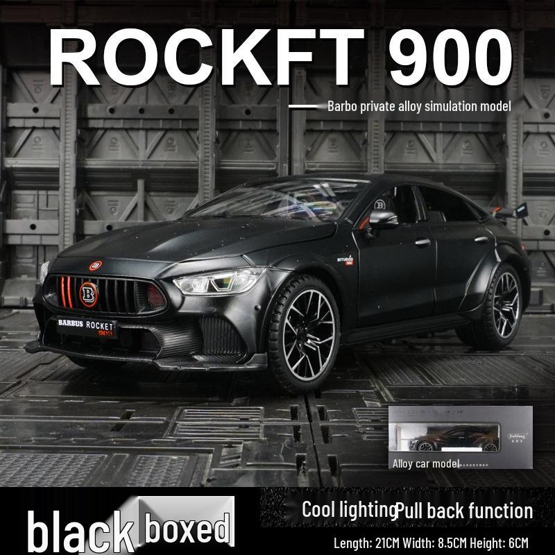 

Jinlifang GT900 Sports Car Model: Alloy Pull-back Toy with Sound and Light чёрный