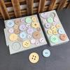 Exquisite Button Shape 3D Fondant Chocolate Candy Molds Polymer Craft DIY Molds
