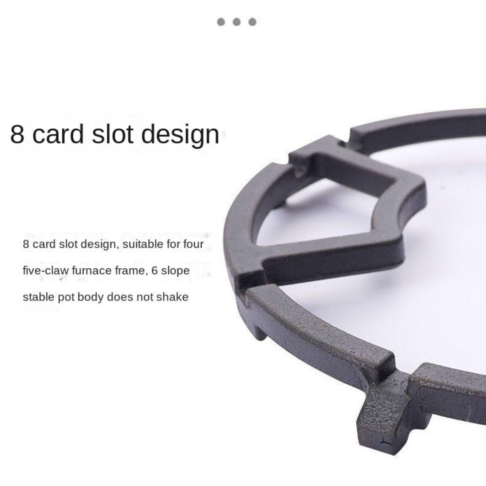 Energy Saving Gas Hob Cover Ten Serrations Cast Iron Wind Shield Universal Pot Bracket