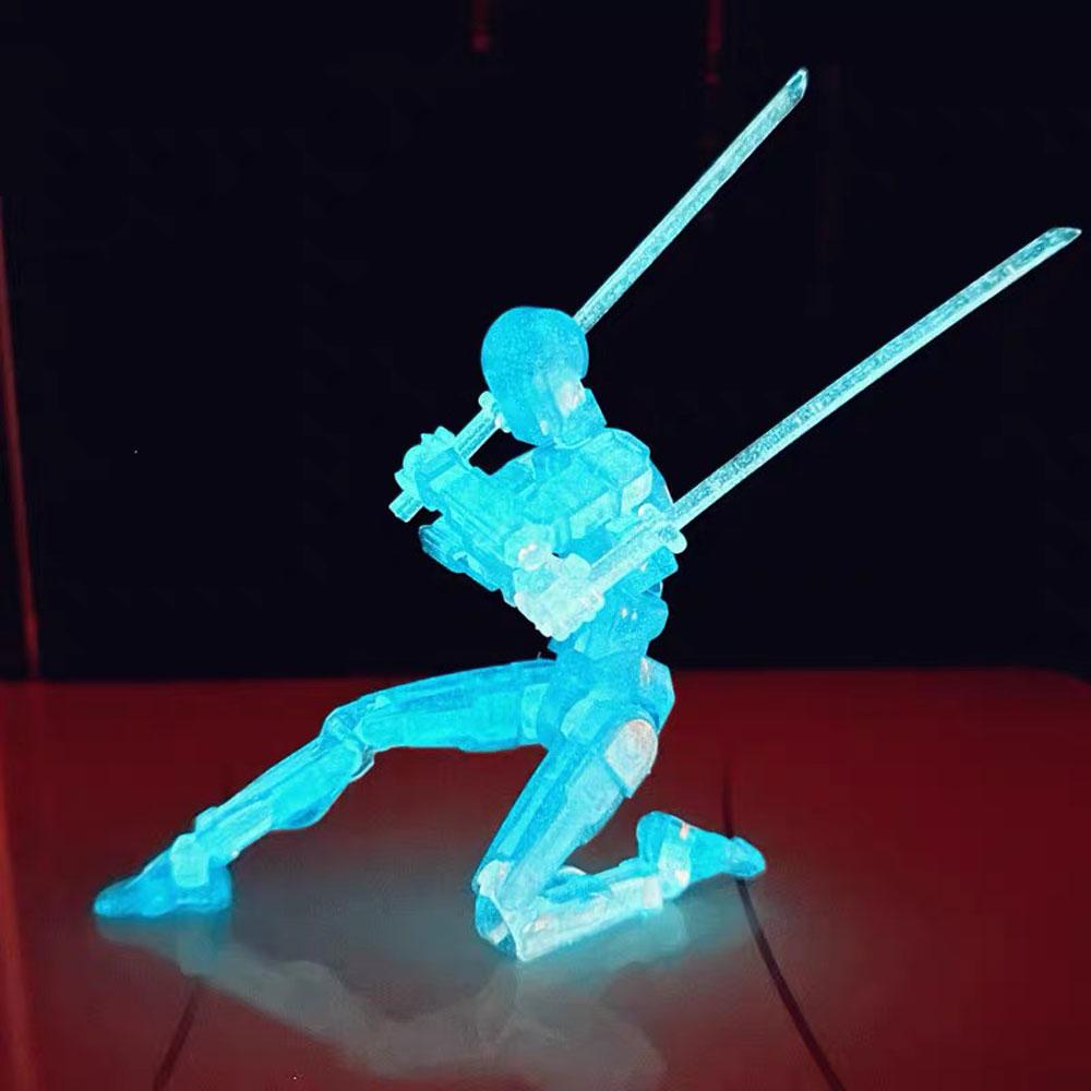 1Pc Action Figure Titan Multi-Jointed Movable Shapeshift Robot T13 Action Mannequin Character and Dog Figure Toys Gifts for Kids