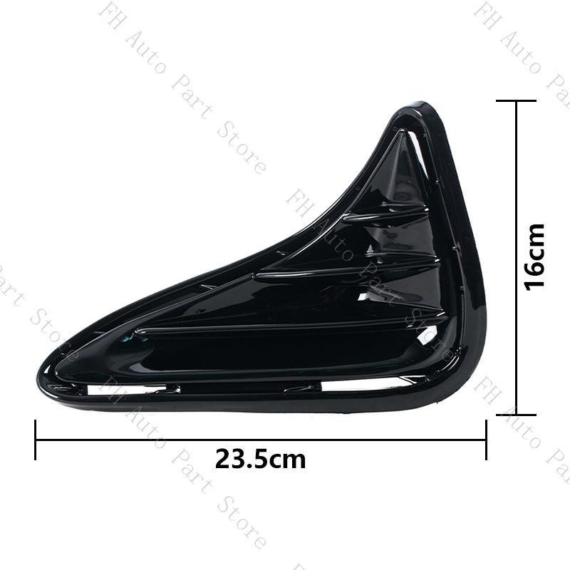 2PCS For Toyota Corolla LE XLE 2017 2018 2019 Car Front Bumper Fog Lamp Light Trim Grille Cover Frame Lid Bezel Hood
