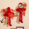 Cotton Chinese Knot Pendant Horse Year Good Luck Wall Door Hanging Ornaments Lucky Charm Decorative Spring Festival Pendant