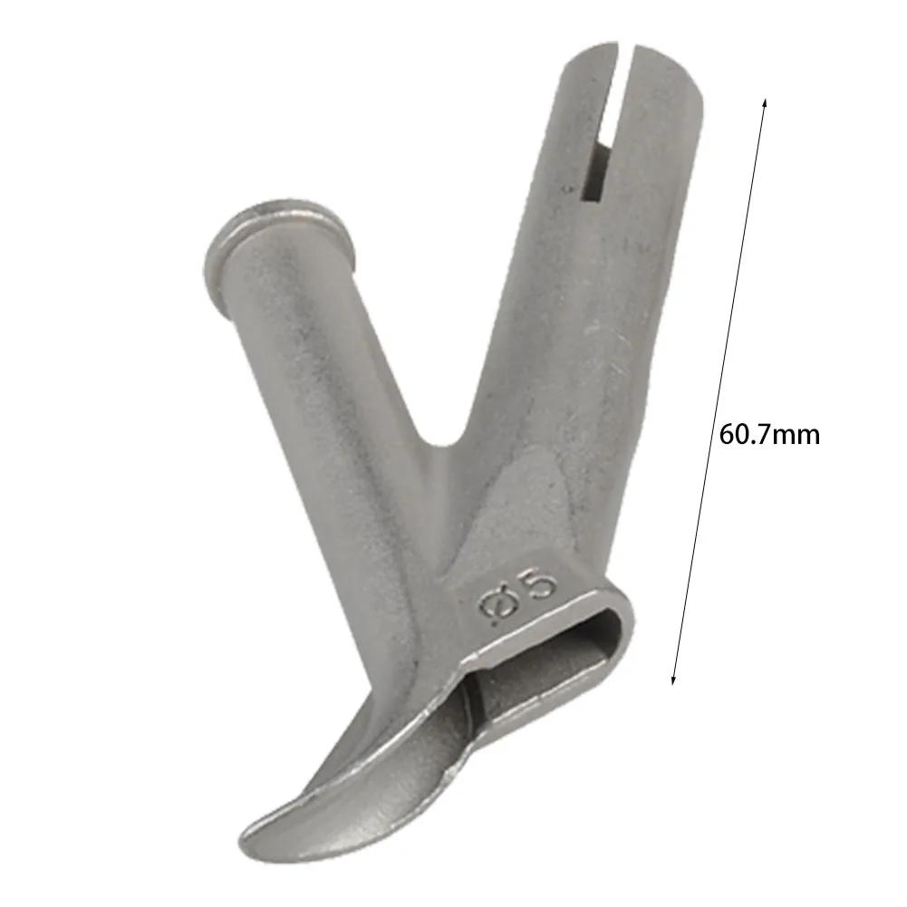 Welding Nozzles Quick Soldering Nozzle for Thermal Gun Weld Nozzle Hot Air PVC Soldering Tip Titanium Alloy Y Type 5mm / 7mm