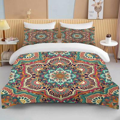 10 Größen Mandala-Druck Bettwäsche-Set Cartoon Anime Bettbezug Bettdeckenbezug Jungen Mädchen Kinder Erwachsene Twin King Geschenke
