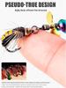 Propeller Spinner Fly Fishing Lure - Micro Soft Bait Hook for White Mouth Fishing