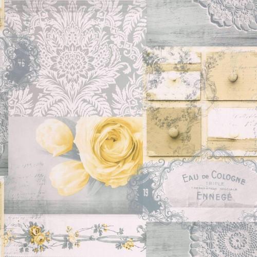 Crown Ophelia Decoupage Wallpaper