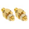 2 Pcs Battery Terminal Adapters Brass Battery Terminal Adapters Side Post Charging System Bolt