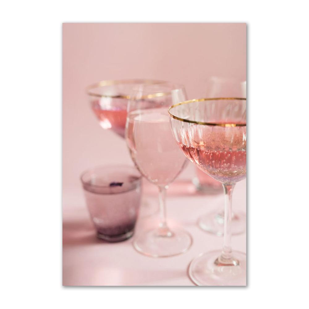 

Розовый винтажный холст, настенный постер и принты, пишущая машинка, велосипед, модный автомобильный кубок, современные настенные художественные картины для гостиной 40x50cm No Frame