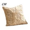 Cream Tone Bedding Accessories Fall Plush Cushion Cover, Pumpkin Maple Leaf Embroidery Throw Pillow Soft Skin Friendly Cases Autumn Farmhouse Case for