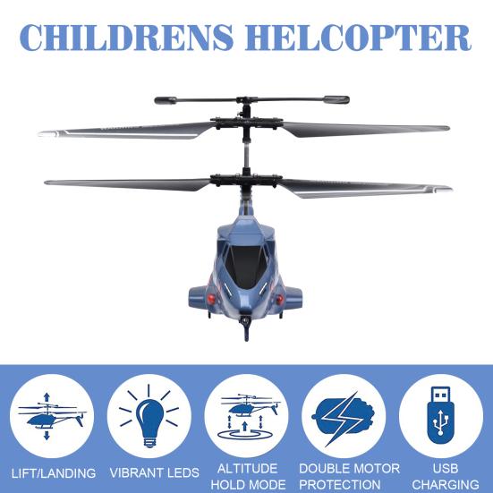 Remote Control Helicopter Hold 2.4GHz RC Aircraft 4 Channel High Low Speed Indoor