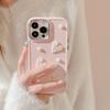Pink Pearl Love 16promax Apple 17 Mobile Phone Case Iphone13 Three Dimensional Girl 11 Suitable for 12 Soft 14