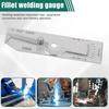Imperial System Depth Ruler Metric Reading Fillet Weld Gauge Inspection Gauge  Welding Penetration
