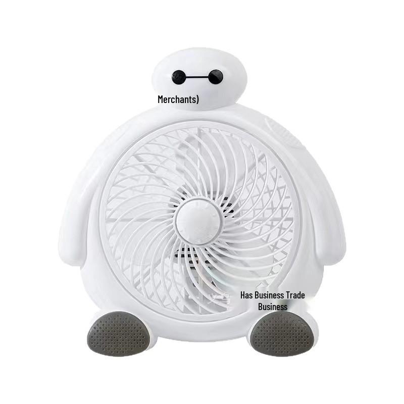 USB Portable Cartoon Mini Fan - Multi-functional Electric Cooling Fan for Home and Office