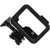 Action Camera Cage Protective Case Anti‑Fall Frame Housing with Cold Shoe Mount for 9