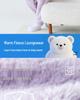 Lulu Niu Mädchen Flanell Pyjama - Herbst/Winter Gemütliche und Verdickte Korallenfleece Homewear für Kinder