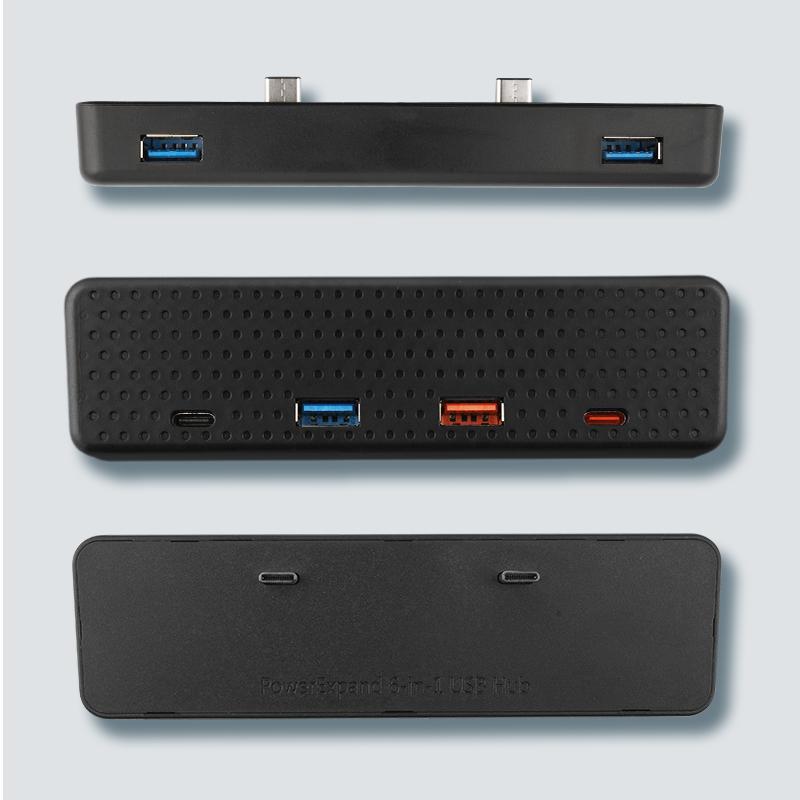 Futhope Glovebox Aarmrest USB Hub Ports for Tesla Model 3 Y -2022 Splitter Docking Station 6/4 In 1 Co-pilot USB Spiliter