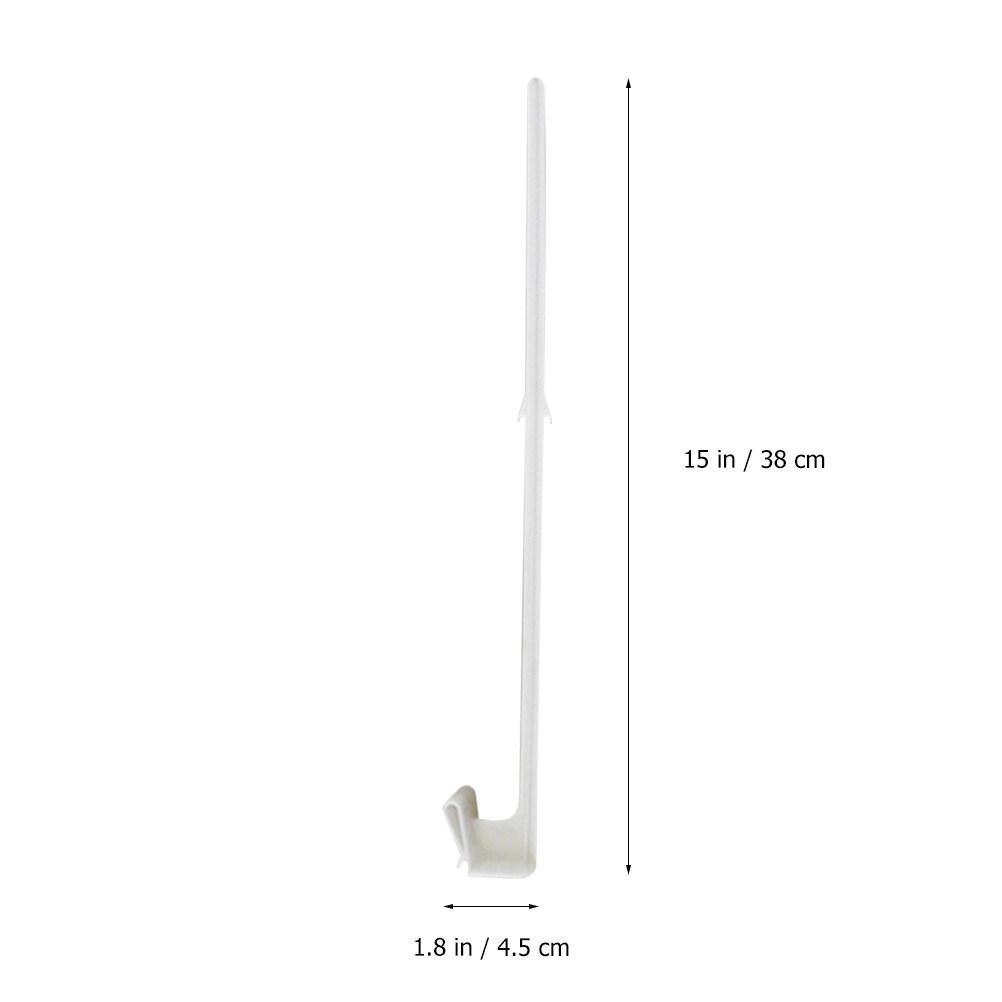 

15Pcs Car Window Flagpoles Wear Resistant Clip Designed Vehicle Flag Holders Flexible Angle Adjustable Car Flag Rods Outdoor 38X4.5X2.5CM