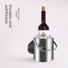 Stainless Steel Ice Bucket Double Layer Cooler For Bar Lounge Party And Wine Storage