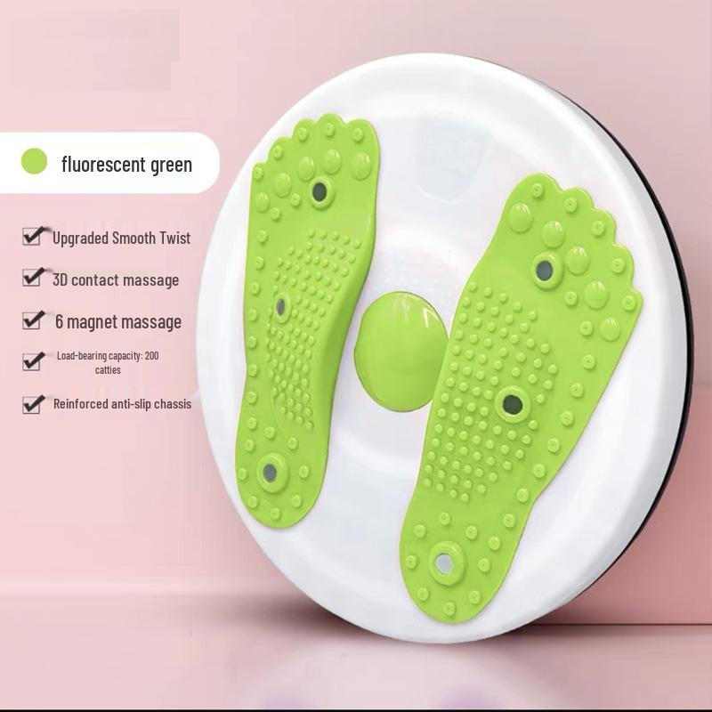 

Большой утолщенный диск для вращения талией с массажем и эспандером - Инструмент для фитнеса и снижения веса