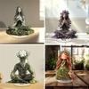 2D Flat Rotating Acrylic Desktop Decor Forest Goddess Design Table Figurine Meditation Goddess Home/Office Decoration Perfect Gi